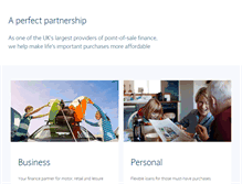 Tablet Screenshot of barclayspartnerfinance.com